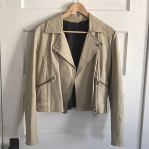 MaxMara Sportmax leather Moto jacket